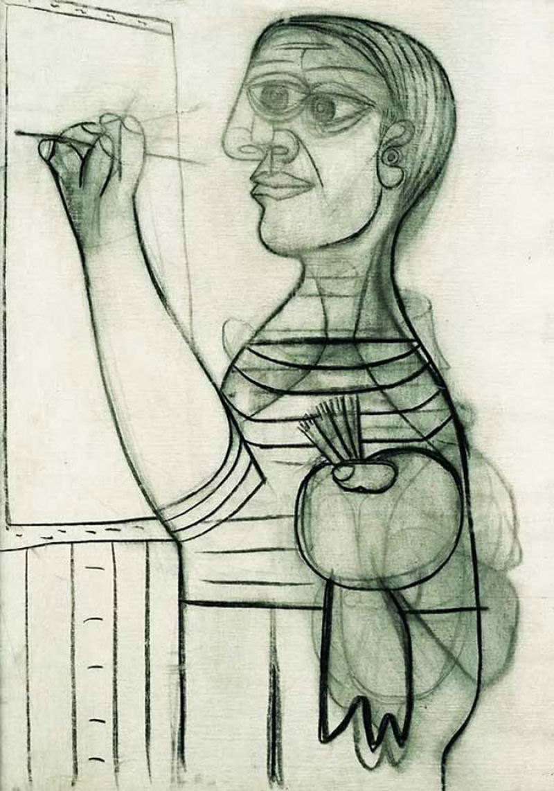 A evolução dos autorretratos de Picasso dos 15 aos 90 anos 07