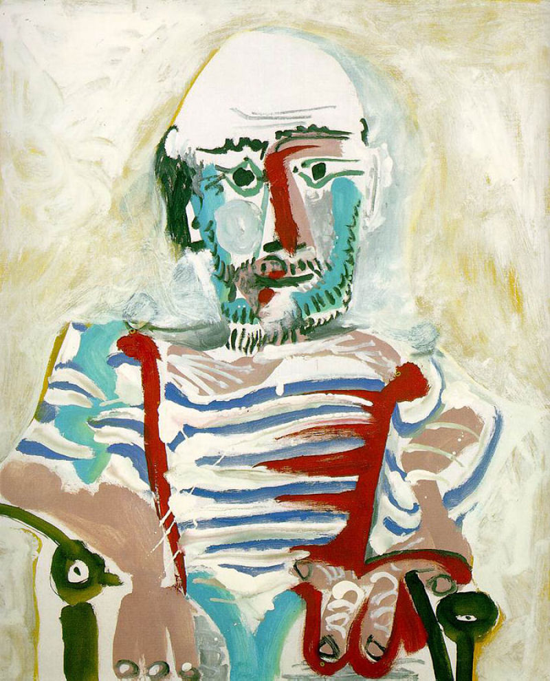 A evolução dos autorretratos de Picasso dos 15 aos 90 anos 08
