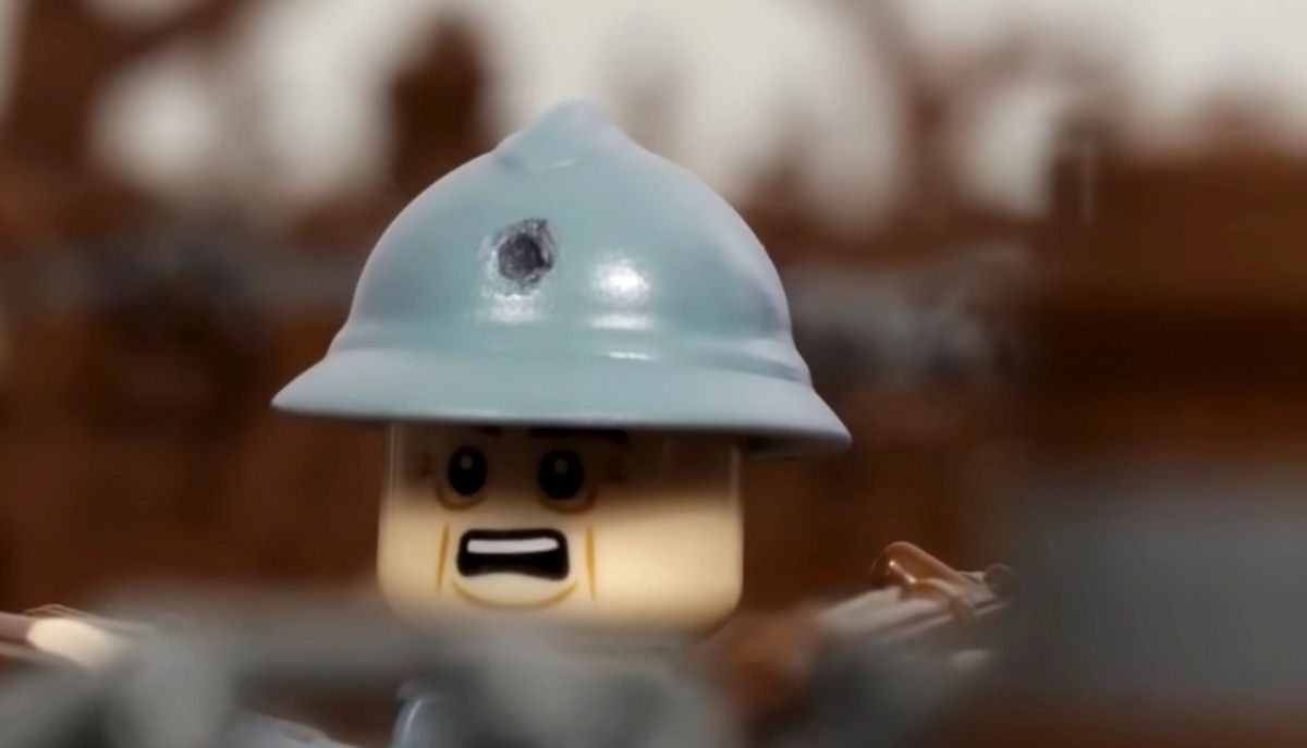 Batalha de Verdun da Primeira Guerra Mundial recriada e animada em Lego