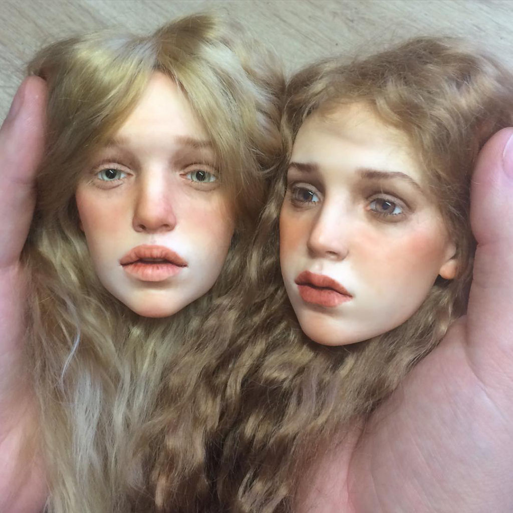 Artista russo cria bonecas com faces incrivelmente realistas 01
