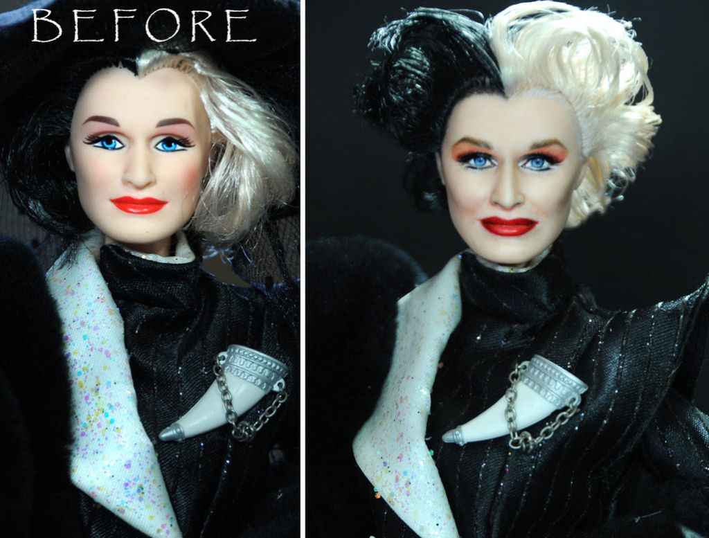 Artista transforma bonecas de celebridades produzidas em massa em esculturas realistas 09
