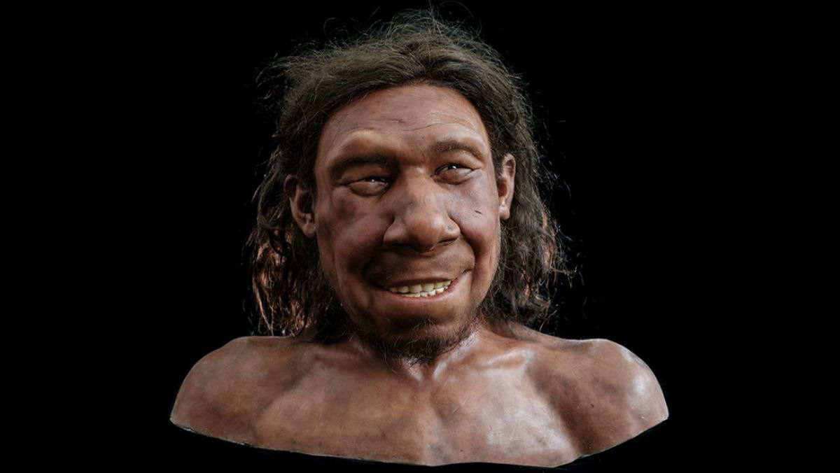 Cientistas recriam o rosto sorridente de um neandertal