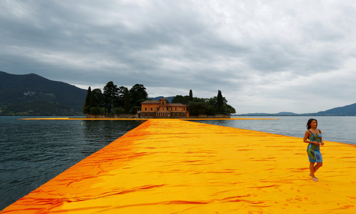 Os incrveis Cais Flutuantes de Christo e Jeanne-Claude em 2016