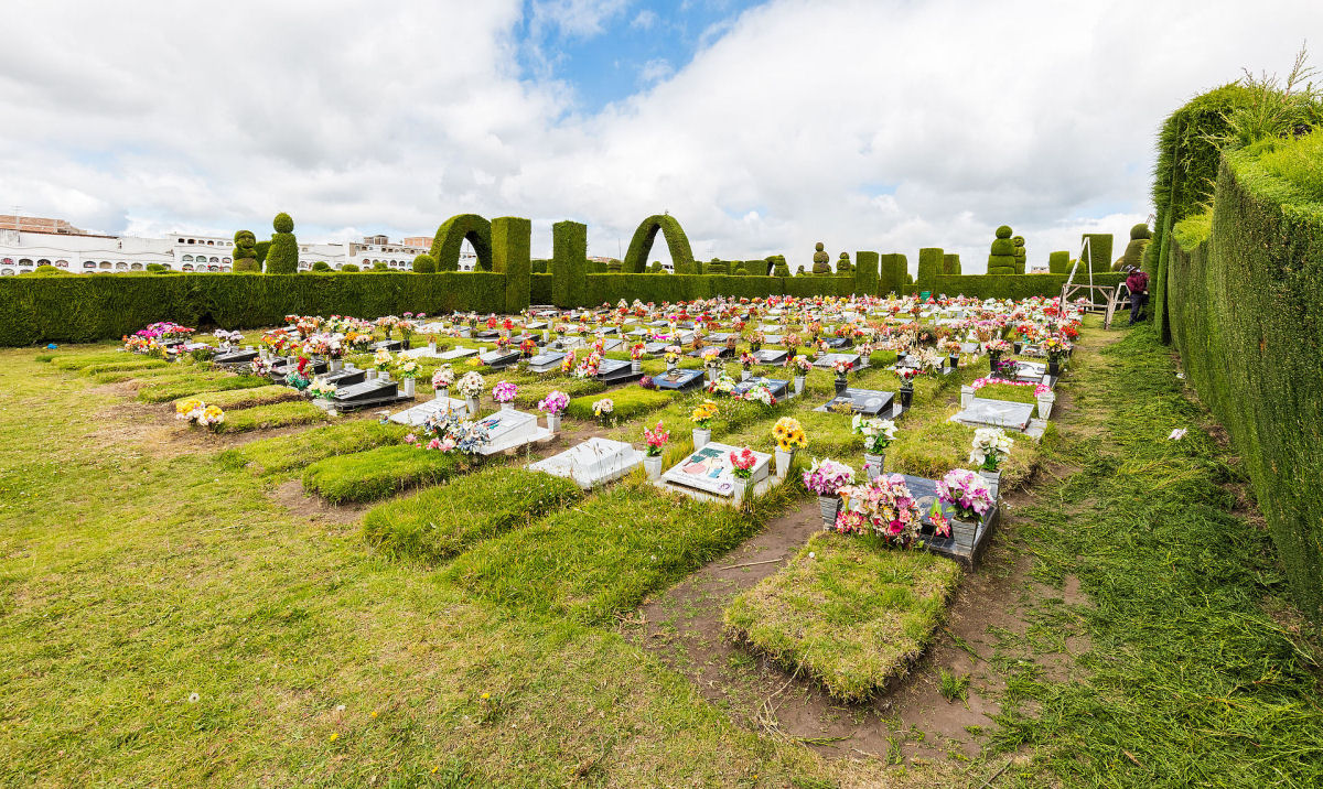 Cemitério de Tulcán, o país das maravilhas da topiaria, no Equador