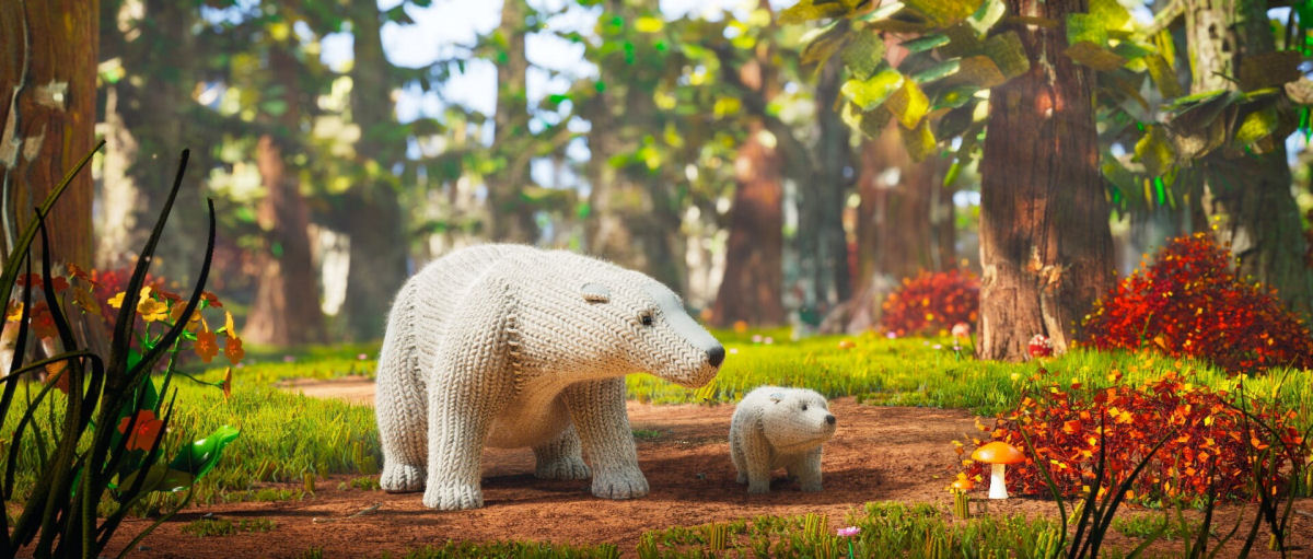 Em 'Migrantes' um desastre climático força ursa polar e filhote a fugir de casa em uma animação angustiante
