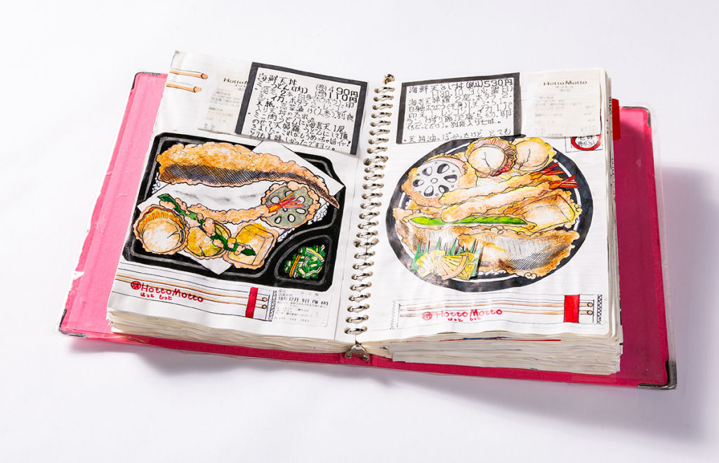 Chef japonês preenche cadernos com ilustrações deliciosas de todas as suas refeições há 32 anos 02