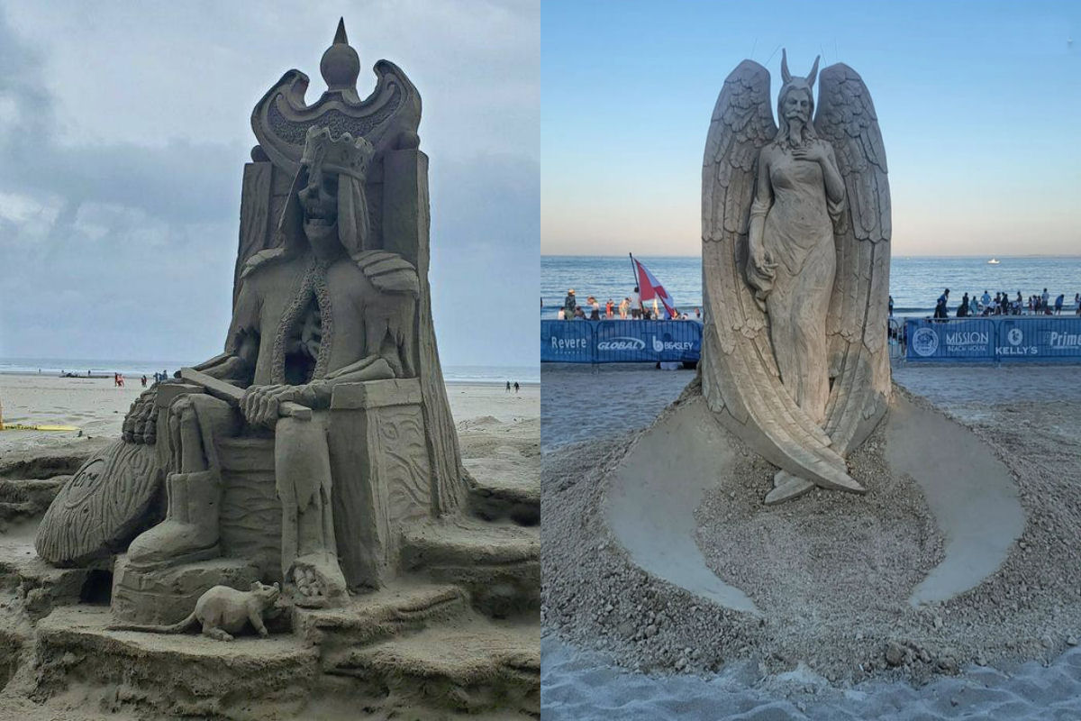 18 artistas, 3 dias e uma praia cheia de esculturas gigantes de areia