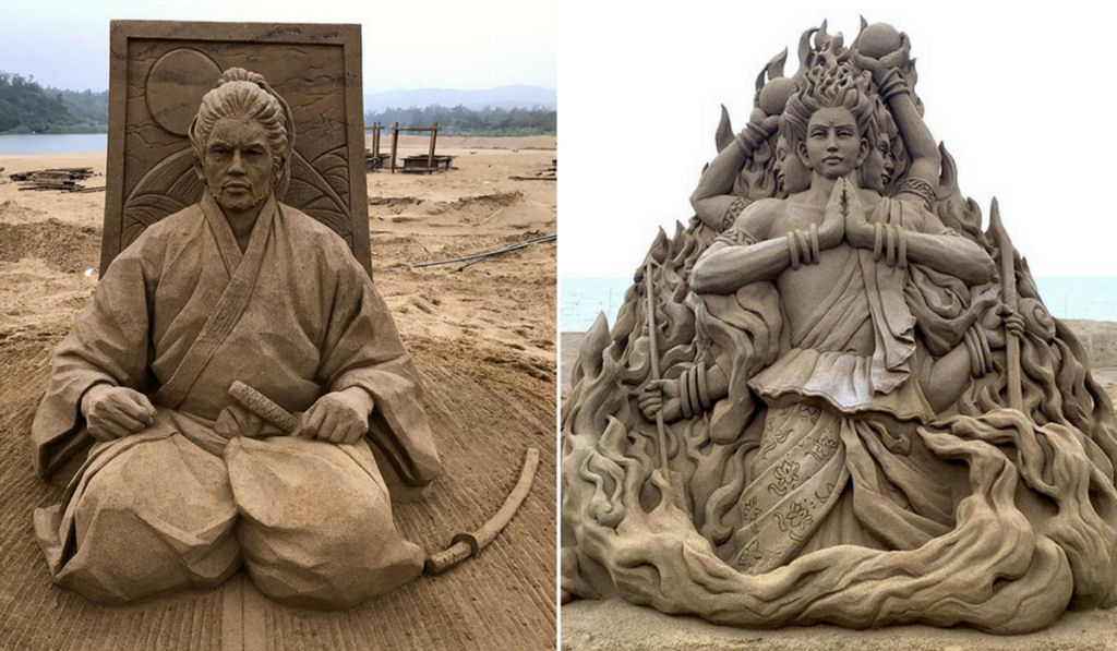 As extraordinrias esculturas de areia de Toshihiko Hosaka 01