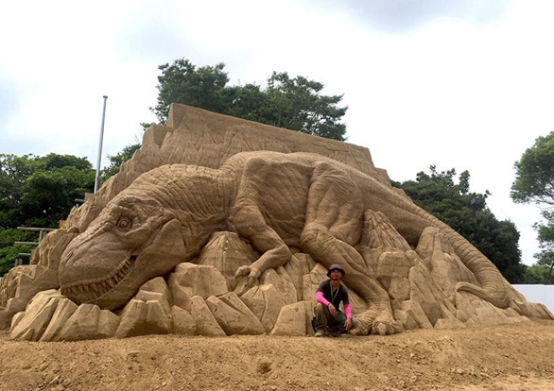 As extraordinrias esculturas de areia de Toshihiko Hosaka 03