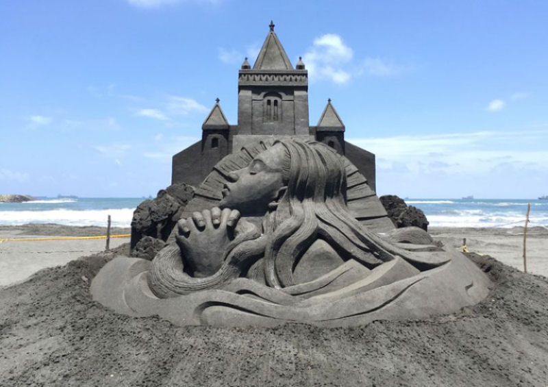 As extraordinrias esculturas de areia de Toshihiko Hosaka 04