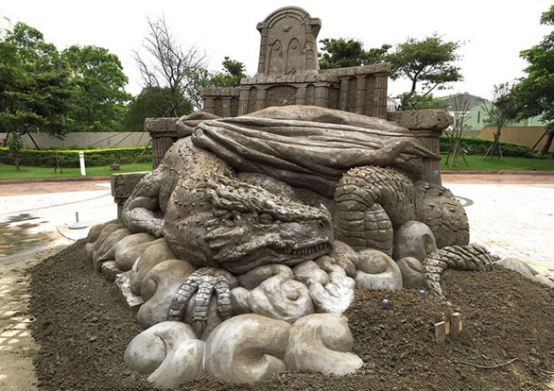 As extraordinrias esculturas de areia de Toshihiko Hosaka 05