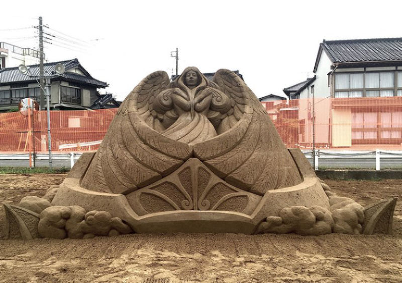 As extraordinrias esculturas de areia de Toshihiko Hosaka 06