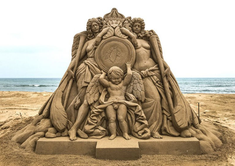 As extraordinrias esculturas de areia de Toshihiko Hosaka 07