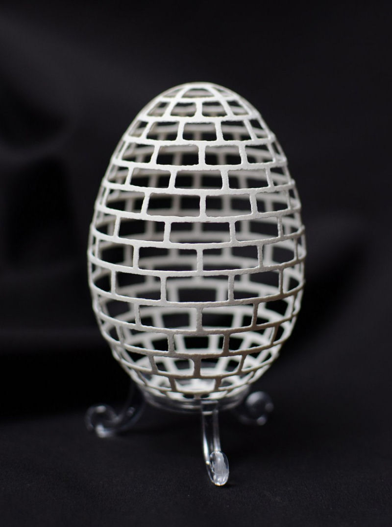 As intrincadas esculturas com ovos de ganso de Piotr Bockenheim 06