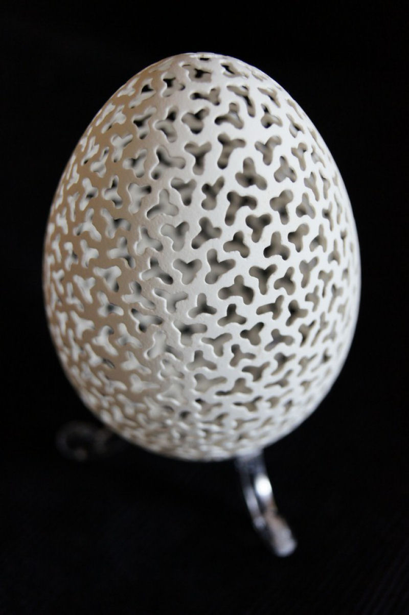As intrincadas esculturas com ovos de ganso de Piotr Bockenheim 10
