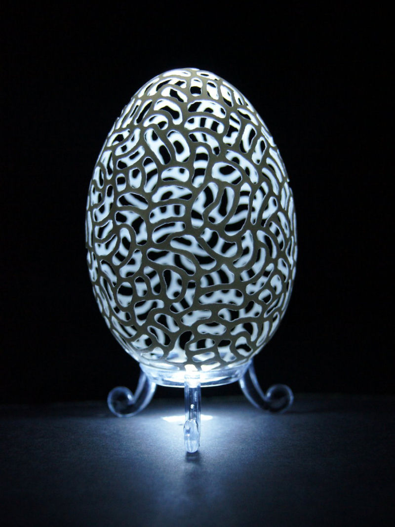 As intrincadas esculturas com ovos de ganso de Piotr Bockenheim 11