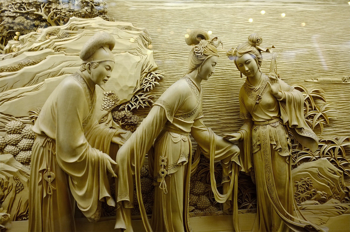 Os requintados detalhes das tradicionais esculturas em madeira de Dongyang, na China 02