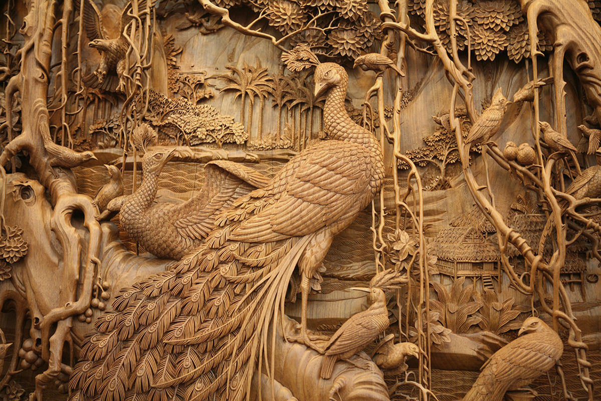 Os requintados detalhes das tradicionais esculturas em madeira de Dongyang, na China 05