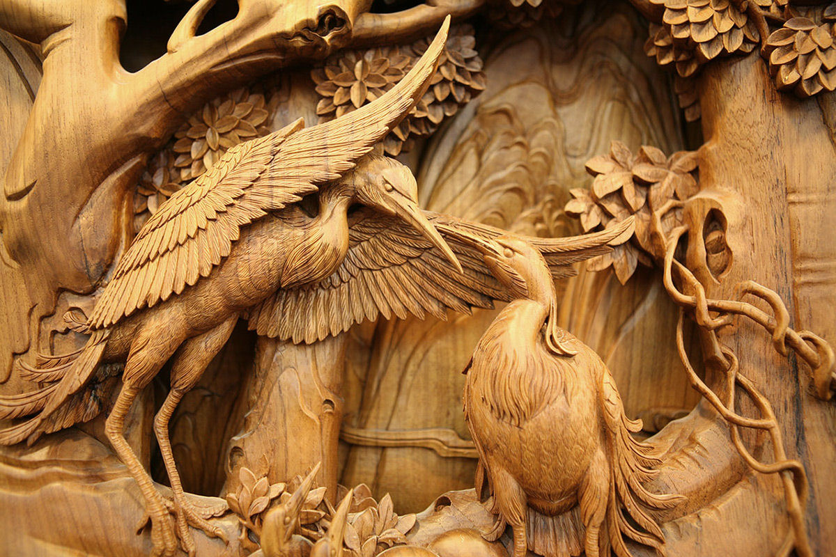 Os requintados detalhes das tradicionais esculturas em madeira de Dongyang, na China 06
