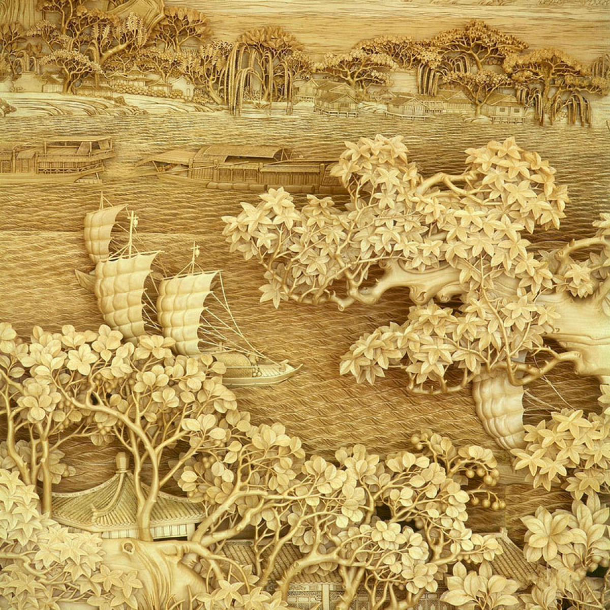 Os requintados detalhes das tradicionais esculturas em madeira de Dongyang, na China 08
