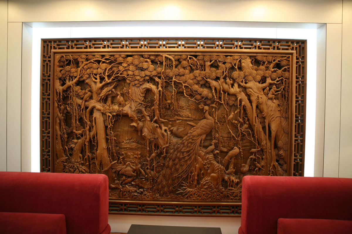 Os requintados detalhes das tradicionais esculturas em madeira de Dongyang, na China 12