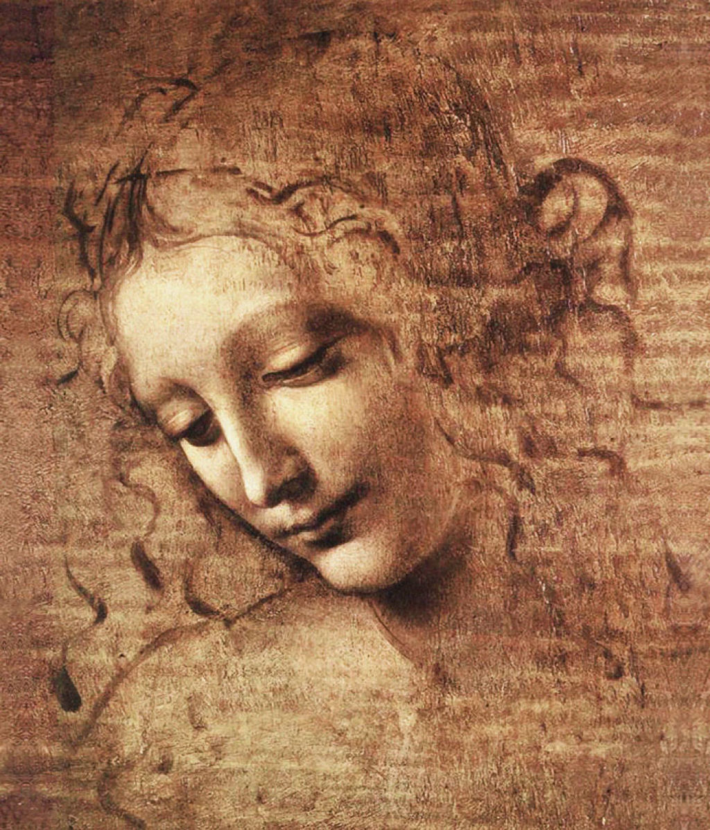 A beleza e simplicidade íntima das figuras femininas desenhadas por Leonardo da Vinci 01