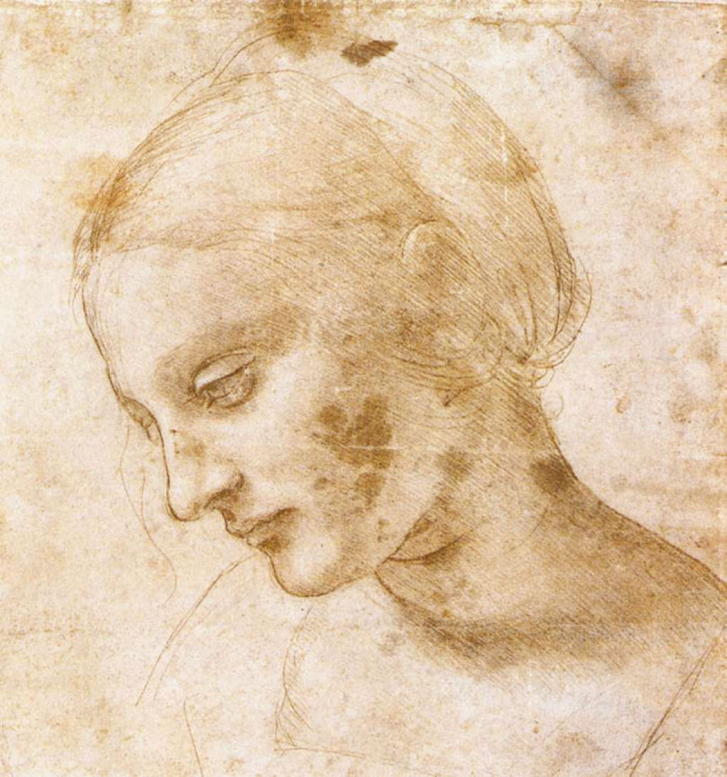 A beleza e simplicidade íntima das figuras femininas desenhadas por Leonardo da Vinci 02