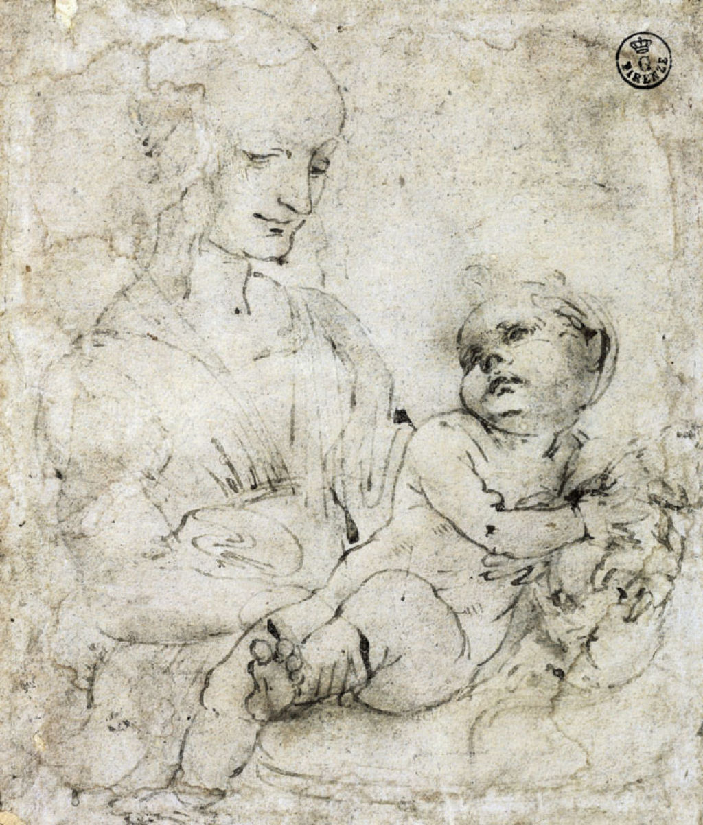 A beleza e simplicidade íntima das figuras femininas desenhadas por Leonardo da Vinci 12