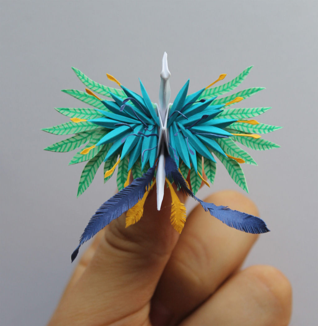 Entusiasta do origami projeta uma nova graça de papel a cada dia por mil dias 05