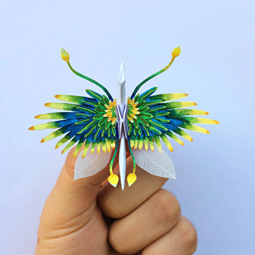 Entusiasta do origami projeta uma nova graça de papel a cada dia por mil dias 07