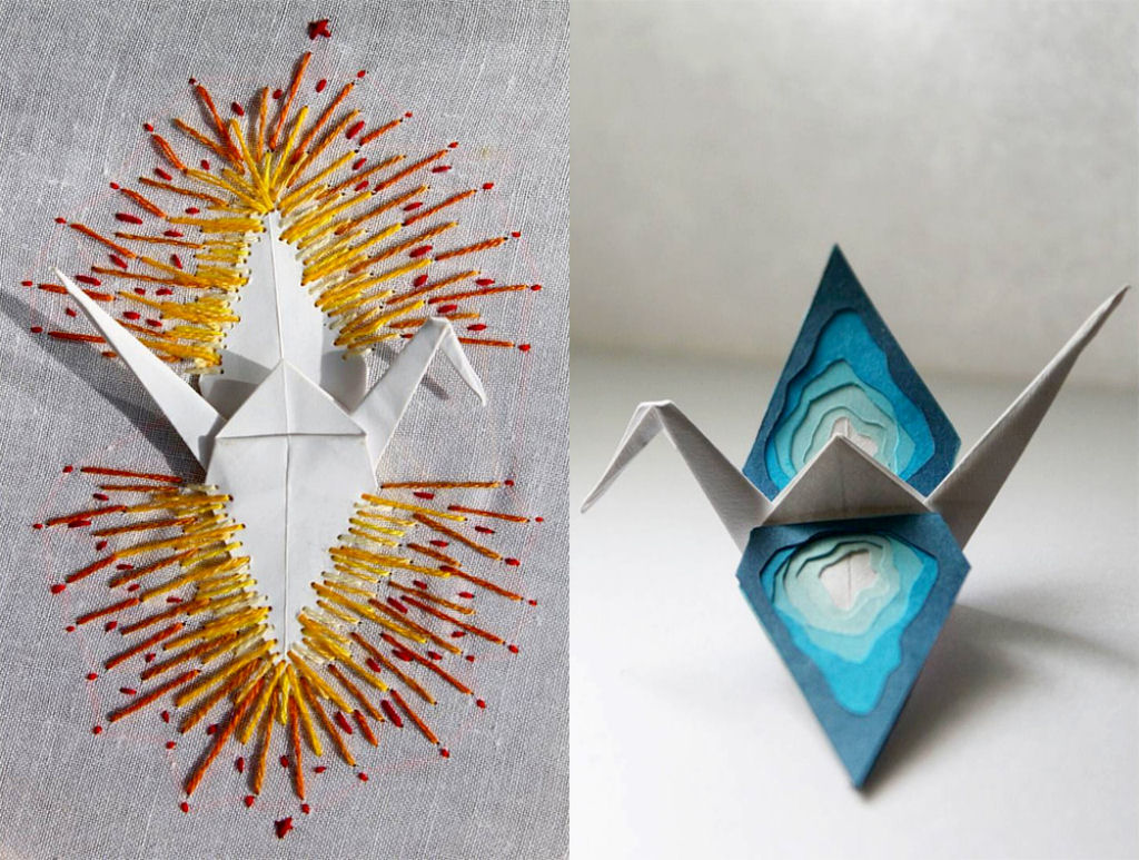 Entusiasta do origami projeta uma nova graça de papel a cada dia por mil dias 12