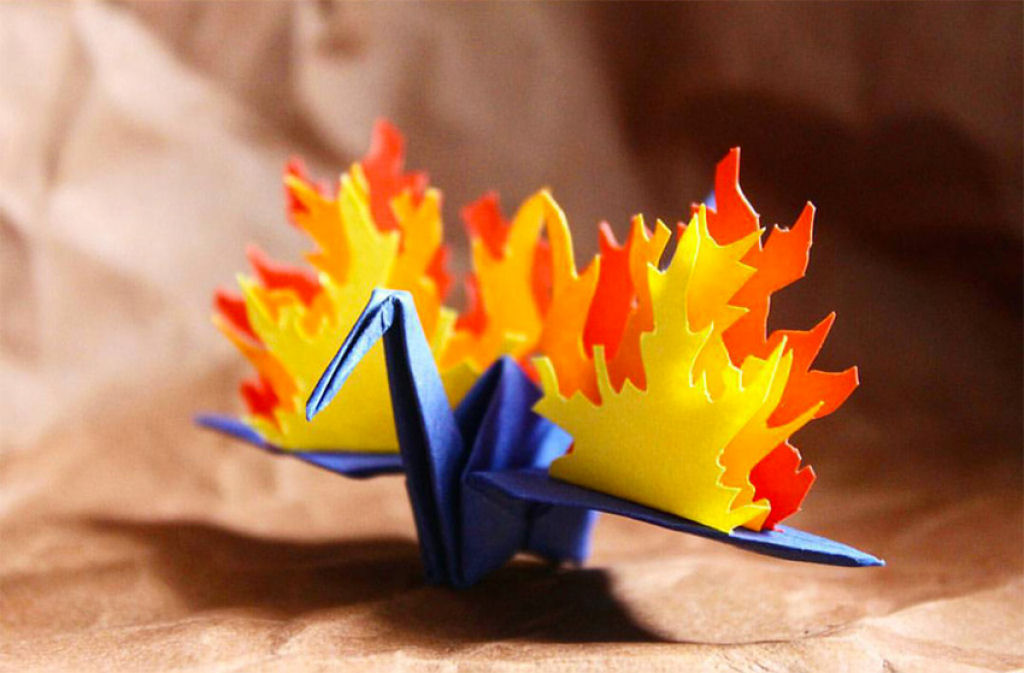 Entusiasta do origami projeta uma nova graça de papel a cada dia por mil dias 13