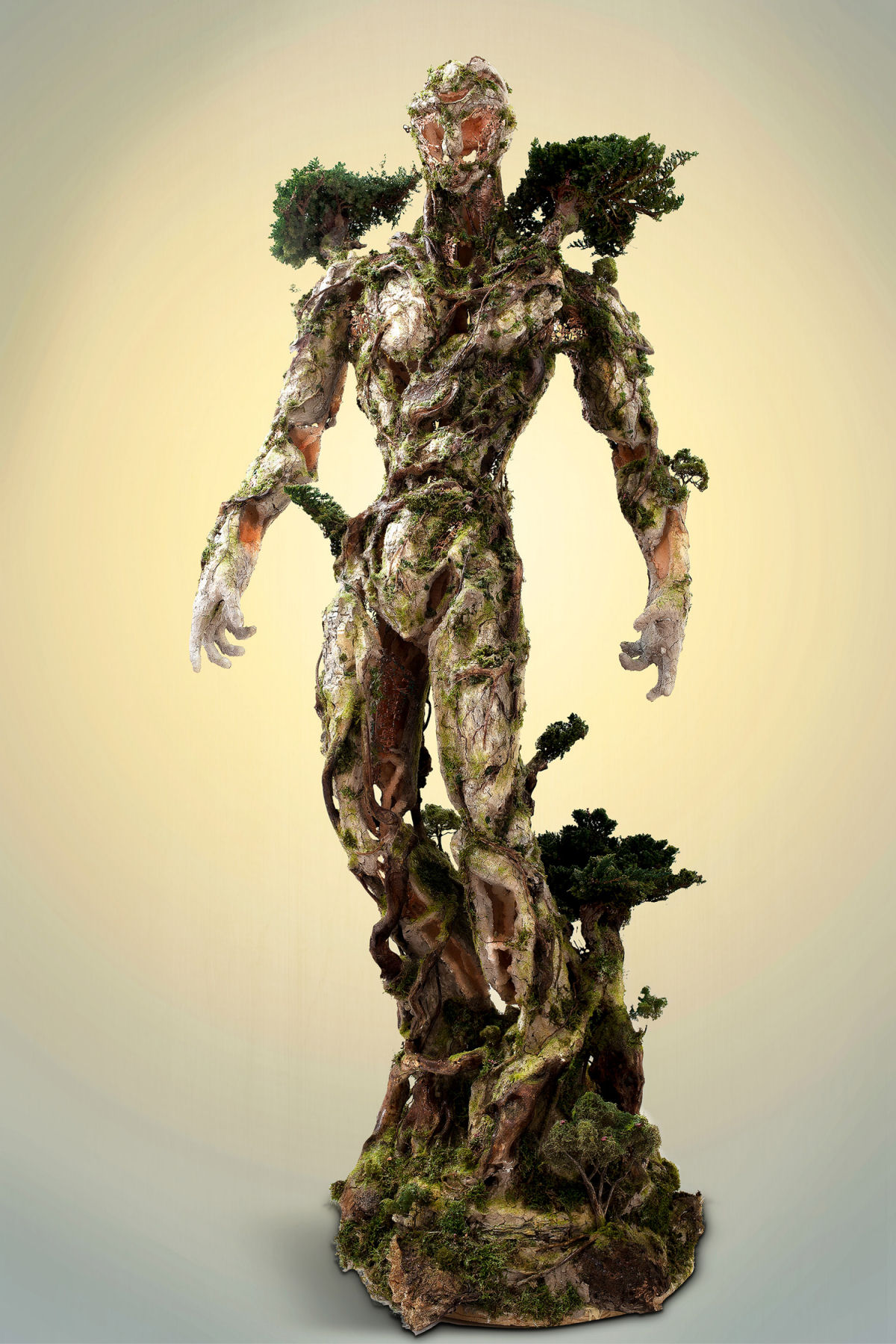 Uma espetacular árvore antropomorfa composta de elementos naturais e tecnológicos 04