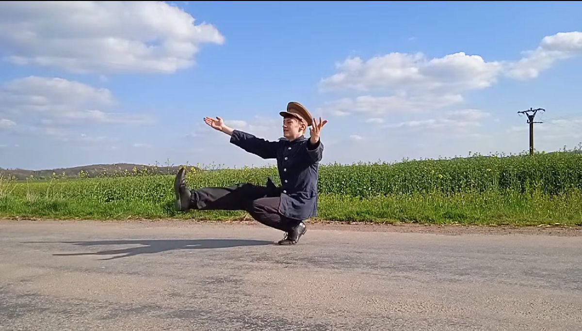 Minhas pernas e joelhos doem s� de ver isso