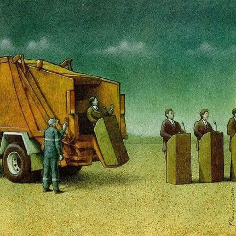 Outras incômodas ilustrações de Pawel Kuczynski mostram o que há de errado com a sociedade atual 12