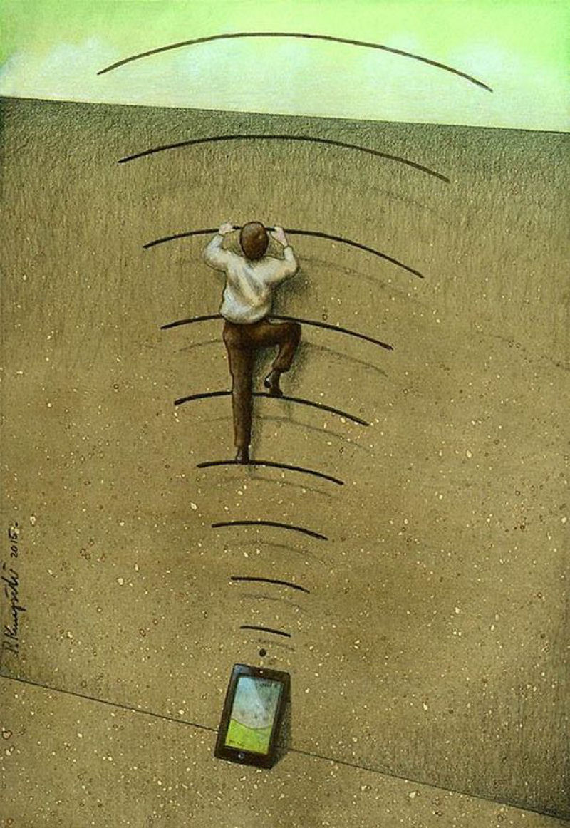 Outras incmodas ilustraes de Pawel Kuczynski mostram o que h de errado com a sociedade atual 20