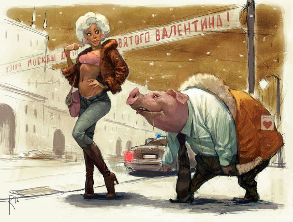 Este artista russo cria perturbadoras ilustrações cheias de mensagens ocultas 10