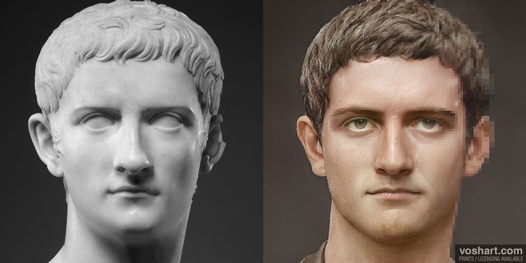 Designer restabelece a aparência de imperadores romanos com ajuda de rede neural