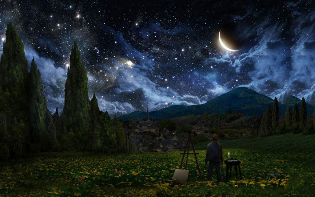As 10 melhores adaptações de «Starry Night» na Web 11