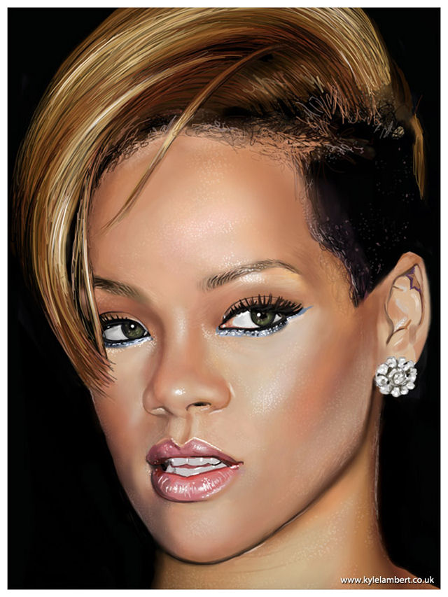 Detalhados retratos de celebridades feitos no iPad 05