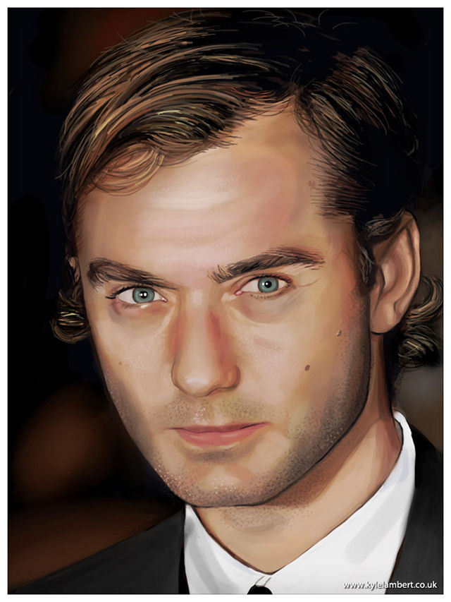 Detalhados retratos de celebridades feitos no iPad 08