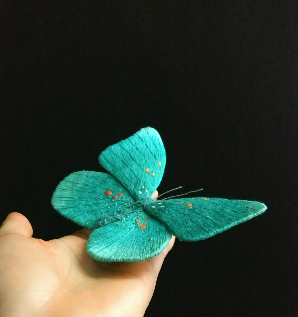 Tons vvidos e bordados intrincados do vida s mariposas notavelmente coloridas 10