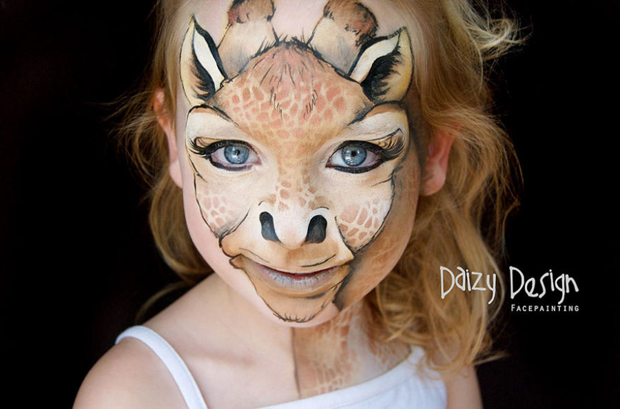 Artista da Nova Zelndia maquia criaturas de fantasia na face de seus filhos 01