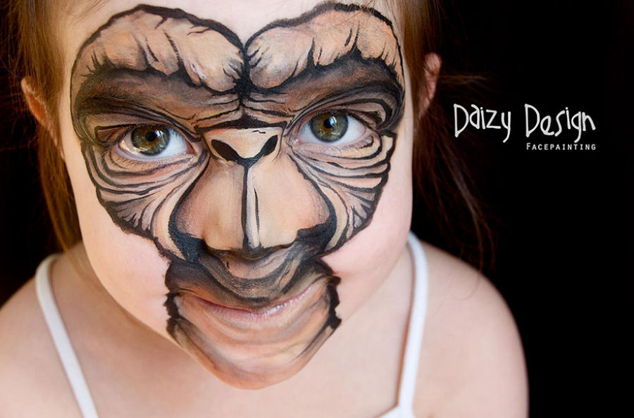 Artista da Nova Zelndia maquia criaturas de fantasia na face de seus filhos 05