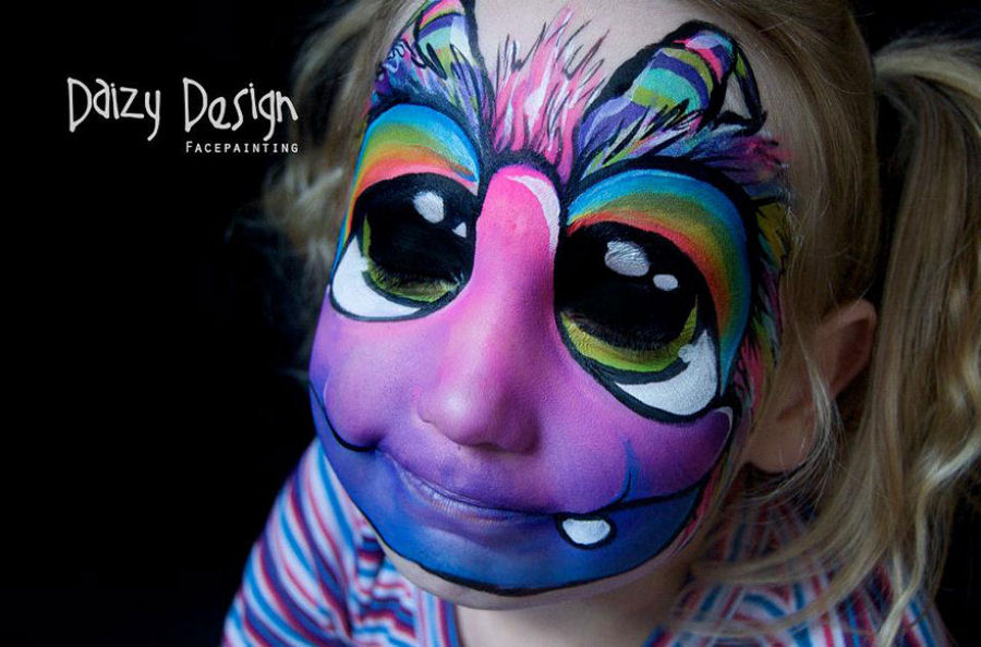 Artista da Nova Zelndia maquia criaturas de fantasia na face de seus filhos 06