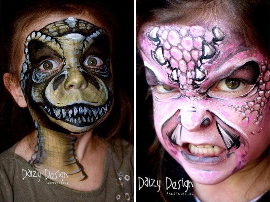 Artista da Nova Zelndia maquia criaturas de fantasia na face de seus filhos 11