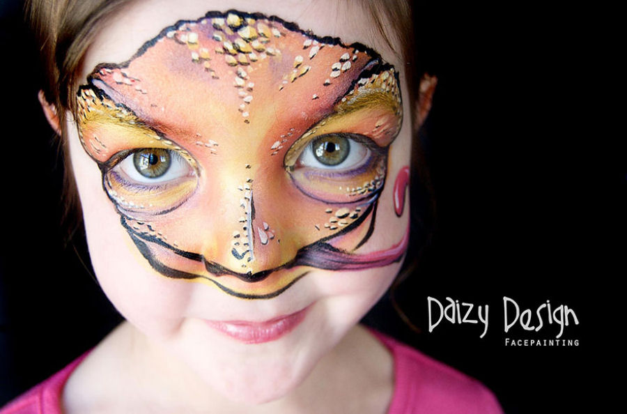 Artista da Nova Zelndia maquia criaturas de fantasia na face de seus filhos 13