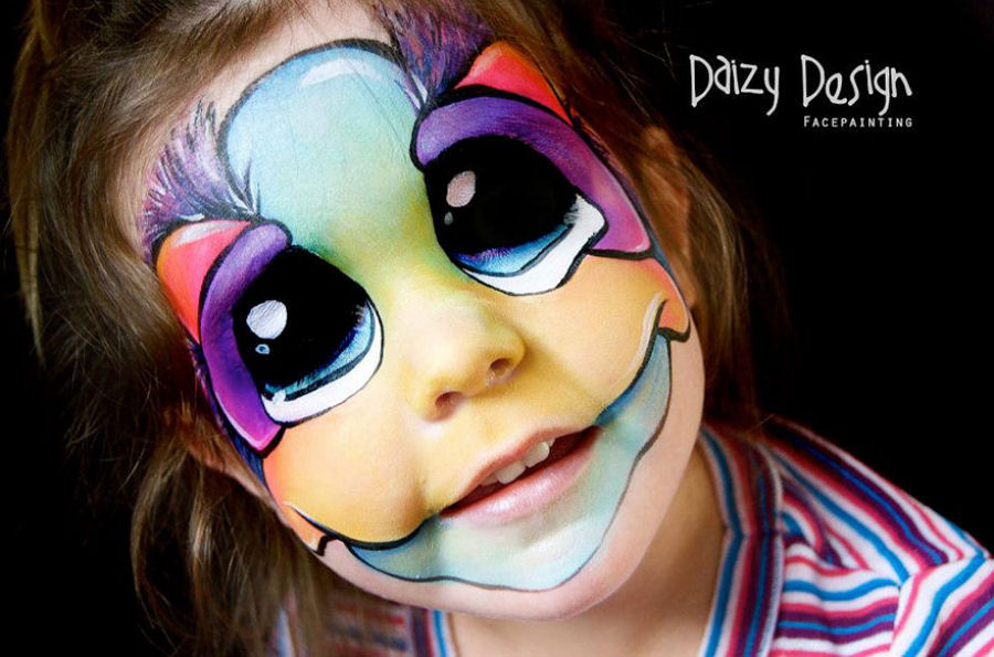 Artista da Nova Zelndia maquia criaturas de fantasia na face de seus filhos 17