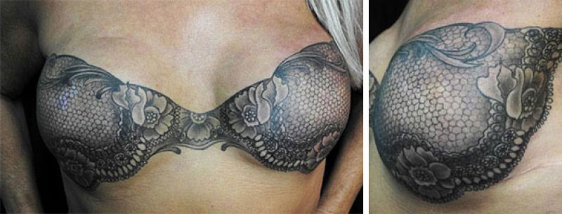 Artistas ocultam cicatrizes de mastectomia com tatuagens 08