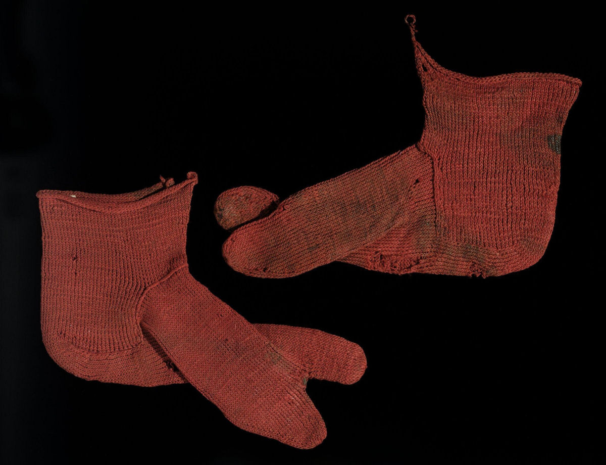 Veja meias egpcias de 1.600 anos feitas com Nlbindning, uma antiga tcnica de proto-tric